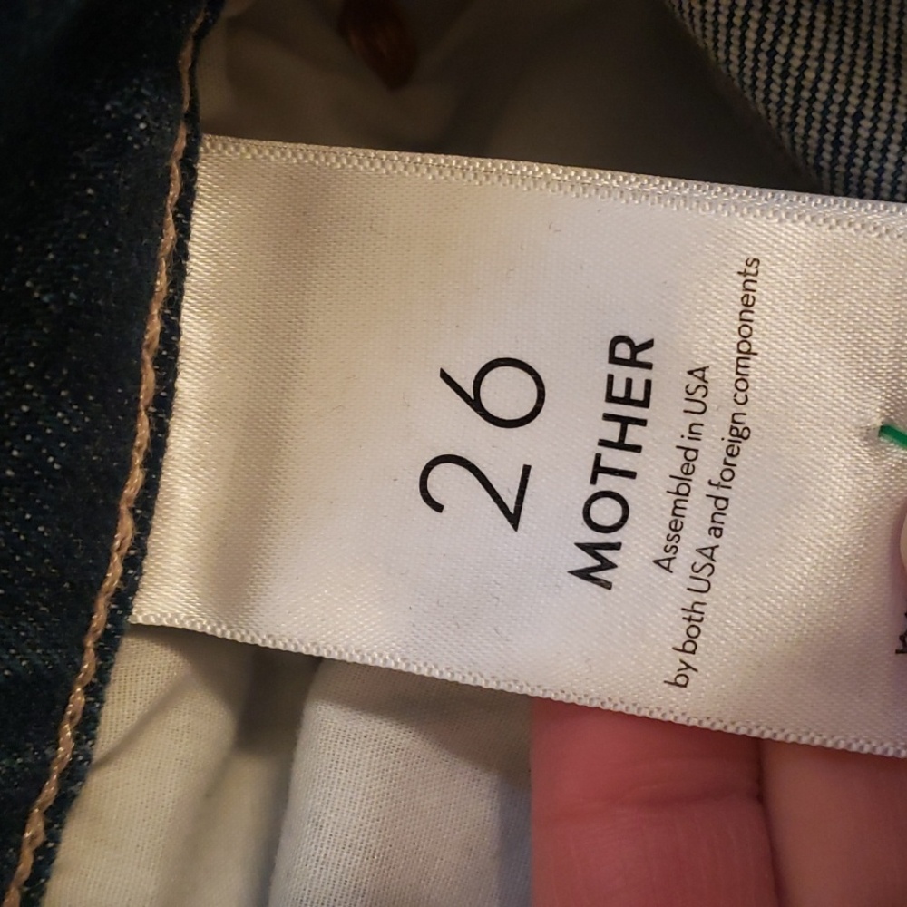 MOTHER 26 2 The Tripper Ankle Fray Jeans Denim Nature Touch Base - Picture 4 of 8